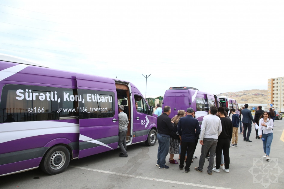 Füzuli rayonunun daha 92 sakini doğma yurda yola salınıb<font color=red> - FOTOLAR</font>