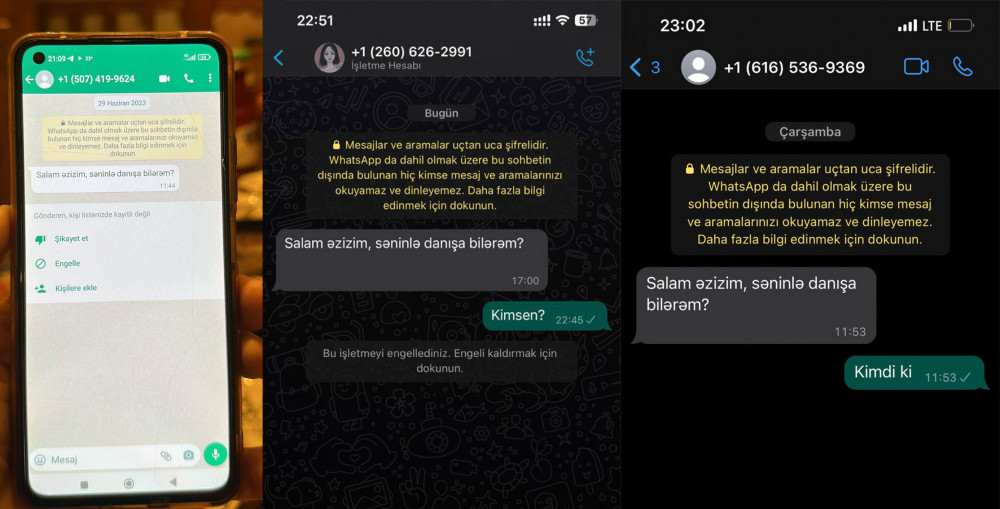 Naxçıvan sakinlərinə təxribat xarakterli anonim mesajlar gəlir<font color=red> - FOTOLAR</font>