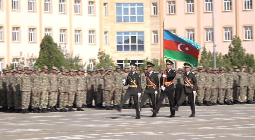 Naxçıvanda ilk milli hərbi hissənin yaradılması qeyd edilib<font color=red> - FOTOLAR</font>