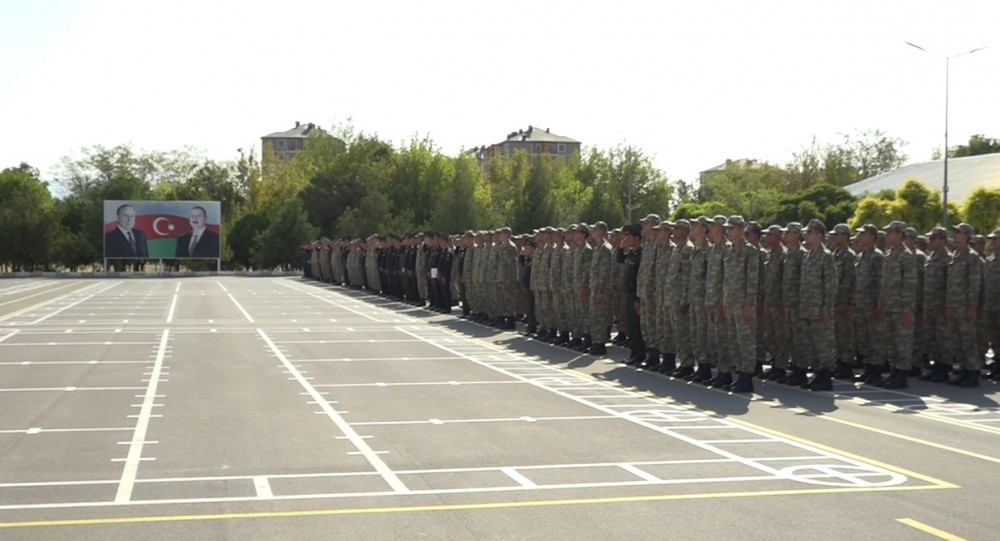 Naxçıvanda ilk milli hərbi hissənin yaradılması qeyd edilib<font color=red> - FOTOLAR</font>