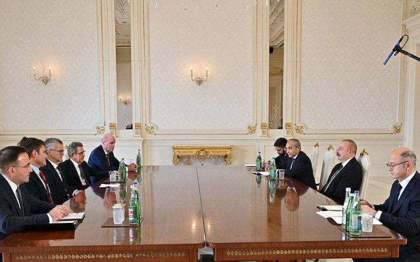 Prezident İlham Əliyev BP şirkətinin İdarə Heyətinin sədrini qəbul edib<font color=red> - FOTOLAR</font>