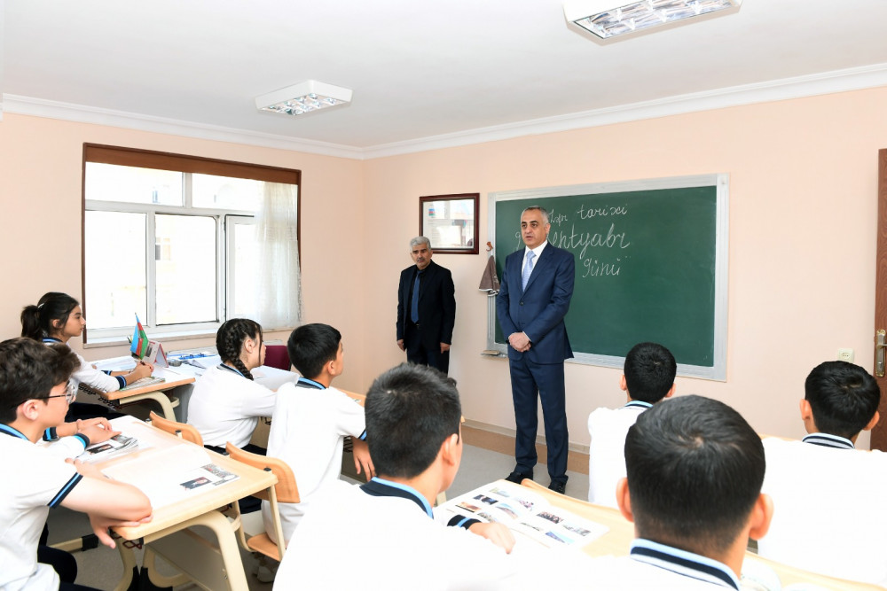 Fuad Nəcəfli 27 Sentyabr-Anım Gününə həsr olunmuş dərsdə iştirak edib<font color=red> - FOTOLAR</font>