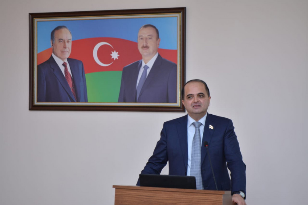 Mərkəzi Gömrük Hospitalında Elmi Tədqiqat və Tədris Mərkəzinin direktoru və Türkiyənin Ege Universitetinin həkim-professor heyəti Naxçıvan Dövlət Universitetində olublar<font color=red> - FOTOLAR</font>