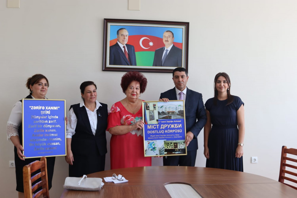 İrpendəki Zərifə Əliyeva adına Xarici dillər liseyi ilə Şahtaxtı orta məktəbi əməkdaşlıq edəcək<font color=red> - FOTOLAR</font>