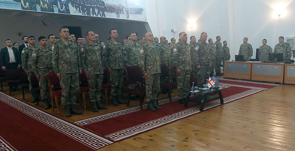 Bakıda Azərbaycan, Türkiyə və Gürcüstan hərbçilərinin “Eternity-2023” qərargah təlimi keçirilir<font color=red> - FOTOLAR</font>