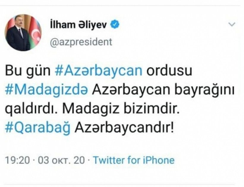 Vətən müharibəsinin xronikası: 3 oktyabr<font color=red> - FOTOLAR</font>