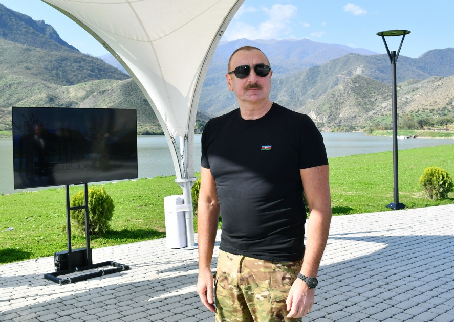 Prezident İlham Əliyev Tərtər rayonunun Suqovuşan qəsəbəsində istirahət parkının açılışında iştirak edib<font color='red'> - YENİLƏNİB</font><font color=red> - FOTOLAR</font>
