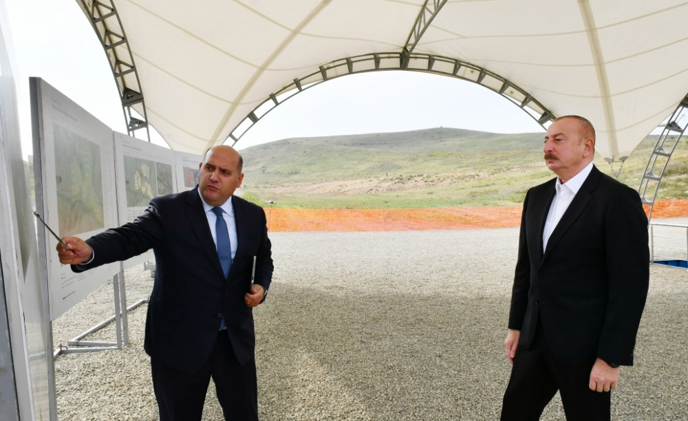 Prezident İlham Əliyev Füzuli rayonunun Qoçəhmədli kəndinin təməlini qoyub<font color='red'> - YENİLƏNİB</font><font color=red> - FOTOLAR</font>