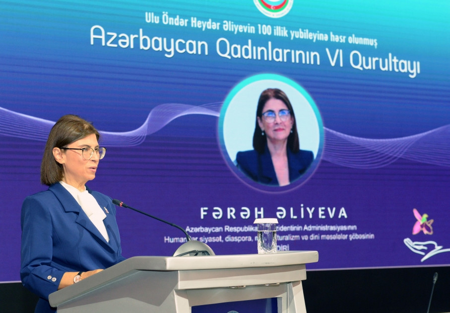 Azərbaycan Qadınlarının VI Qurultayı keçirilib<font color=red> - FOTOLAR</font>