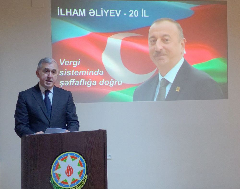 Naxçıvan Dövlət Vergi Xidmətində “İlham Əliyev – 20 il. Vergi sistemində şəffaflığa doğru” adlı tədbir keçirilib<font color=red> - FOTOLAR</font>
