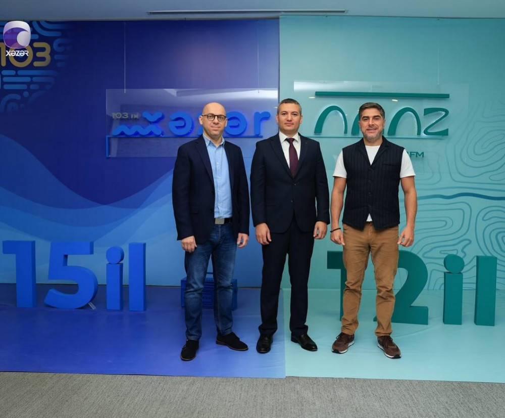Naxçıvan Televiziyasının texniki istehsalat sahəsinin əməkdaşları təcrübə mübadiləsi üçün Xəzər Media Mərkəzində olub<font color=red> - VİDEO</font>