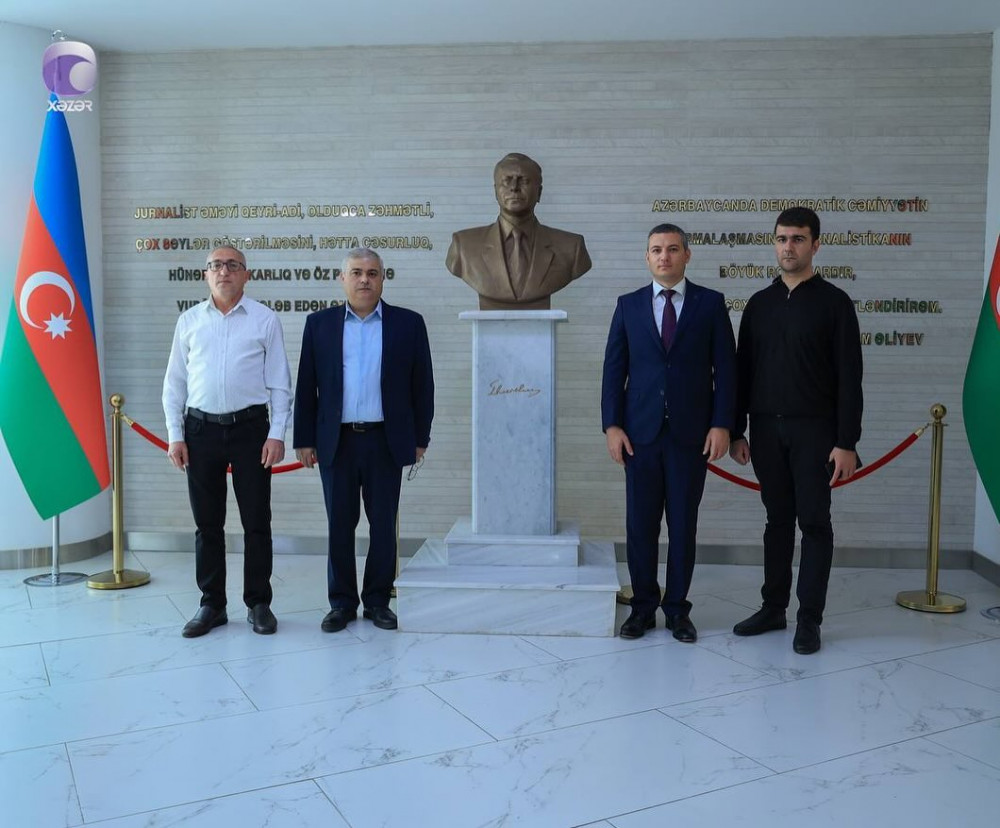 Naxçıvan Televiziyasının texniki istehsalat sahəsinin əməkdaşları təcrübə mübadiləsi üçün Xəzər Media Mərkəzində olub<font color=red> - VİDEO</font>