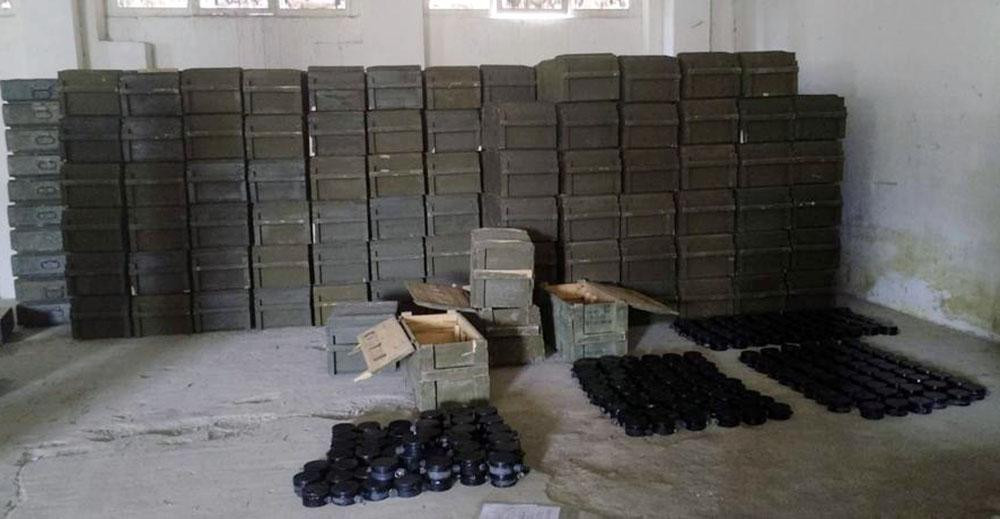 MN: "Qarabağda xeyli sayda mina və əldəqayırma partlayıcı qurğular aşkar edilib"<font color=red> - FOTOLAR</font>