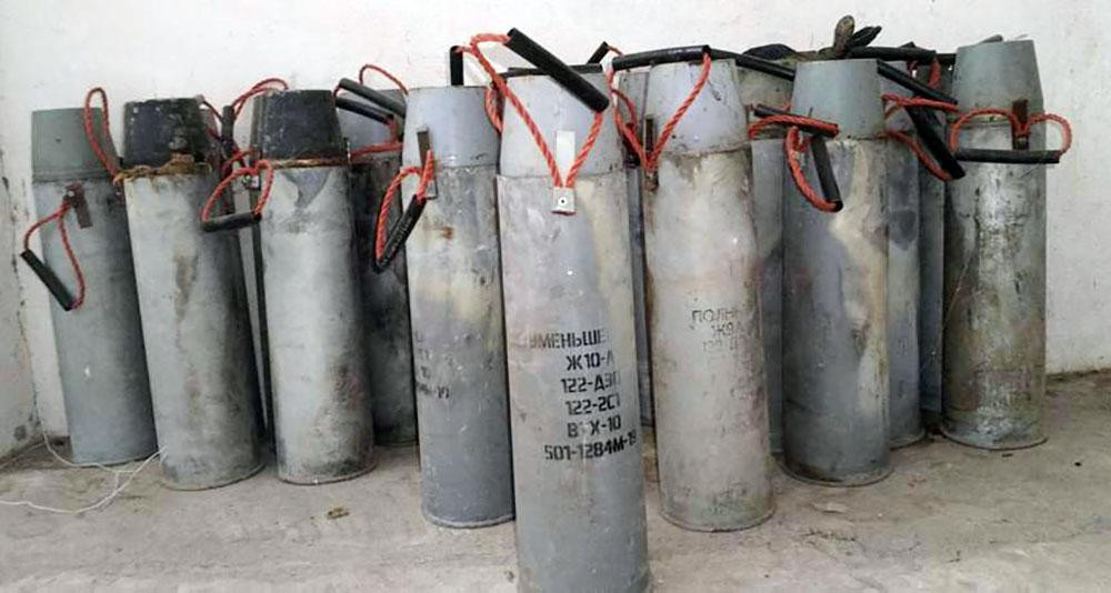 MN: "Qarabağda xeyli sayda mina və əldəqayırma partlayıcı qurğular aşkar edilib"<font color=red> - FOTOLAR</font>