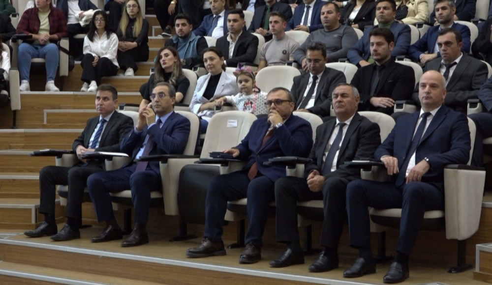 “Naxçıvan” Universitetində Nobel mükafatçısı Əziz Səncərlə onlayn görüş keçirilib<font color=red> - FOTOLAR</font>