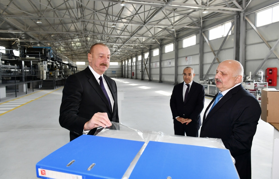 Prezident İlham Əliyev Sumqayıt Kimya Sənaye Parkında yeni müəssisələrin açılış və təməlqoyma mərasimlərində iştirak edib<font color='red'> - YENİLƏNİB</font><font color=red> - FOTOLAR</font>