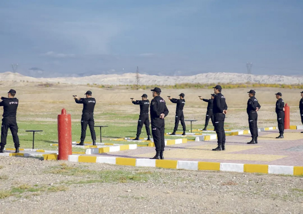 Naxçıvan MR DİN-in əməkdaşları atış təlimində iştirak ediblər<font color=red> - FOTOLAR</font>