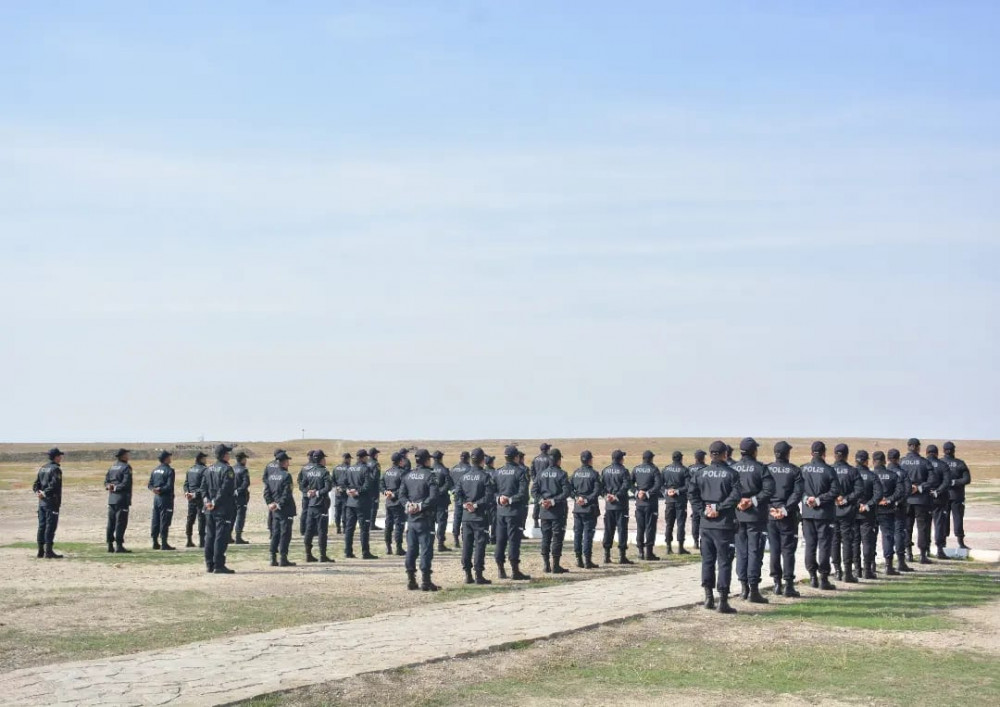 Naxçıvan MR DİN-in əməkdaşları atış təlimində iştirak ediblər<font color=red> - FOTOLAR</font>