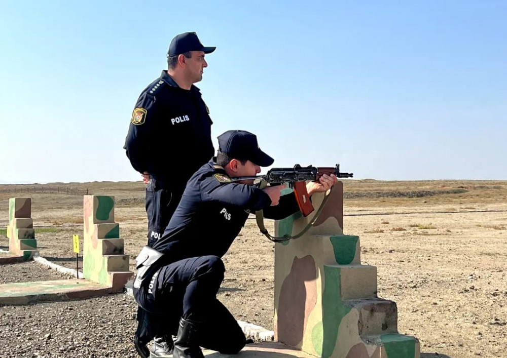 Naxçıvan MR DİN-in əməkdaşları atış təlimində iştirak ediblər<font color=red> - FOTOLAR</font>