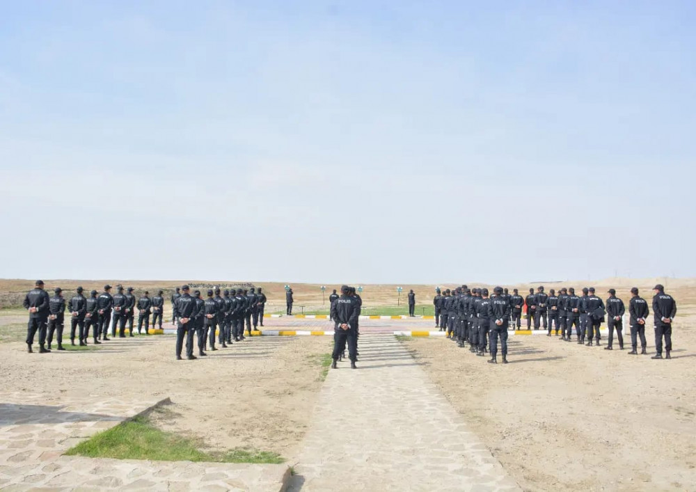 Naxçıvan MR DİN-in əməkdaşları atış təlimində iştirak ediblər<font color=red> - FOTOLAR</font>