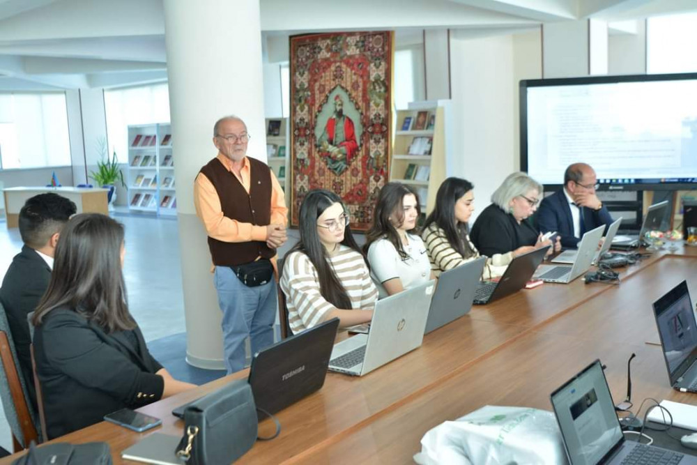 Naxçıvan Dövlət Universitetində IBM institutunun yaradılması istiqamətində təlimlər təşkil edilib <font color=red> - FOTOLAR</font>