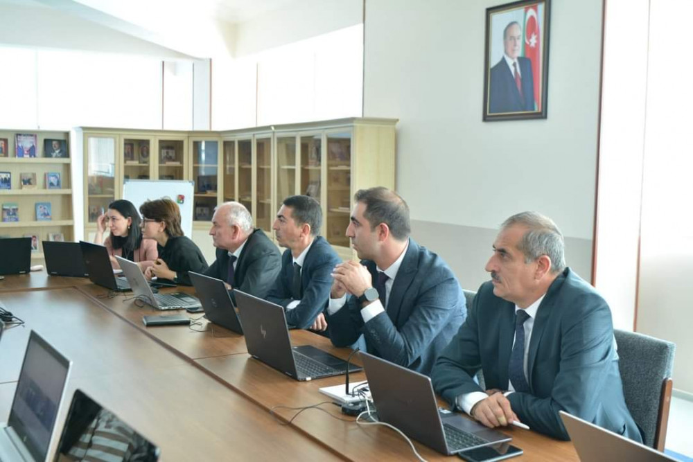 Naxçıvan Dövlət Universitetində IBM institutunun yaradılması istiqamətində təlimlər təşkil edilib <font color=red> - FOTOLAR</font>