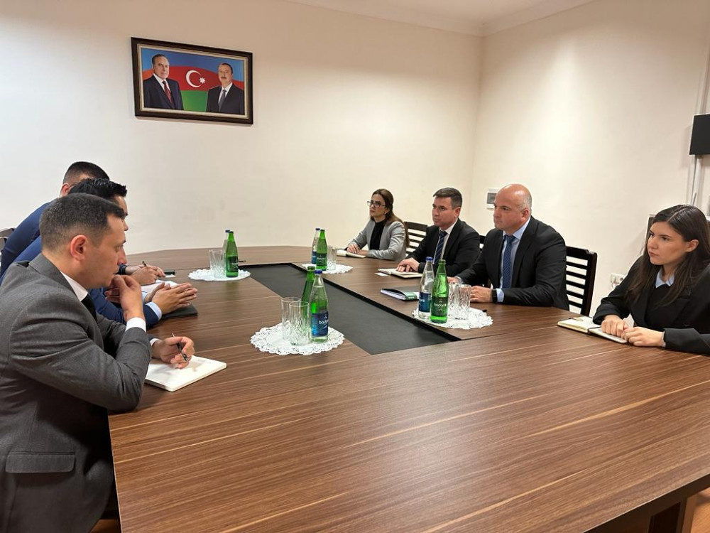 Naxçıvan Muxtar Respublikası təhsil nazirinin müavini Huaweı Tech Azərbaycan MMC-nin  Baş Direktoru David Xu ilə görüşüb<font color=red> - FOTOLAR</font>