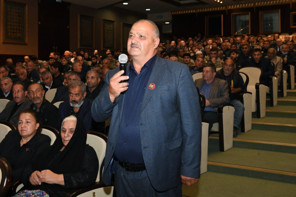 Naxçıvanda şəhid ailələri və qazilərlə görüş olub<font color=red> - FOTOLAR</font>