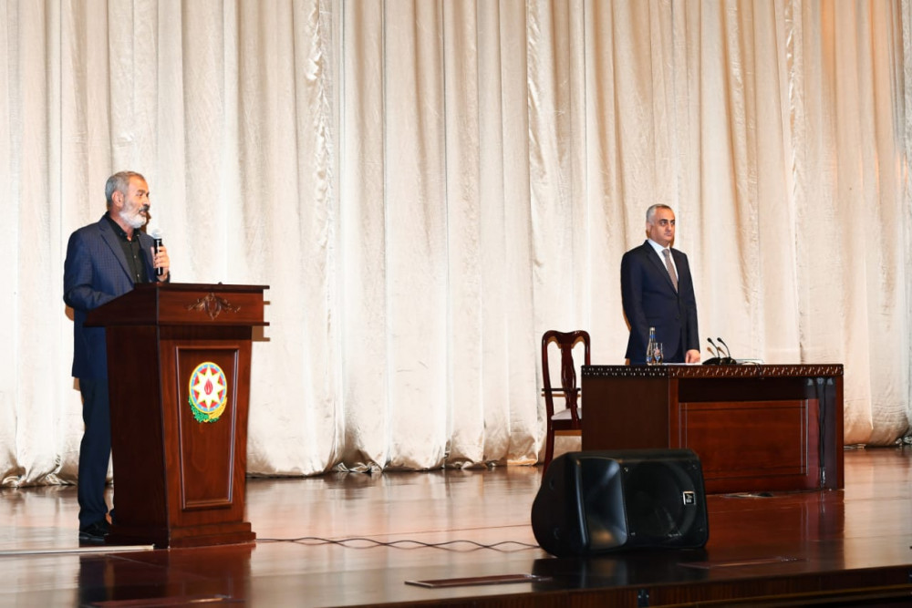 Naxçıvanda şəhid ailələri və qazilərlə görüş olub<font color=red> - FOTOLAR</font>