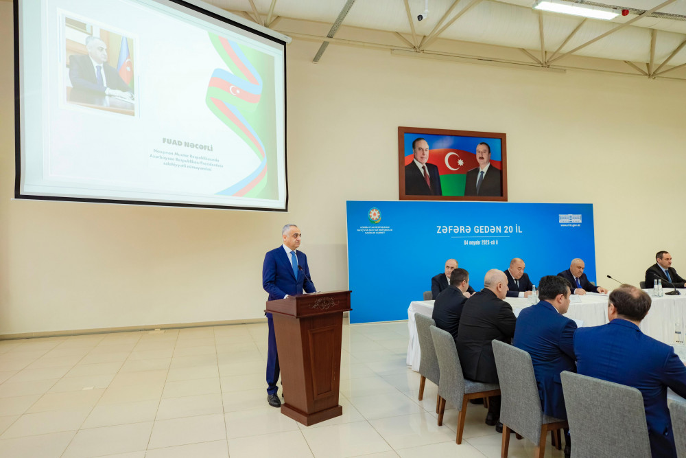Naxçıvanda “Zəfərə gedən 20 il” mövzusunda tədbir keçirilib<font color=red> - FOTOLAR</font>