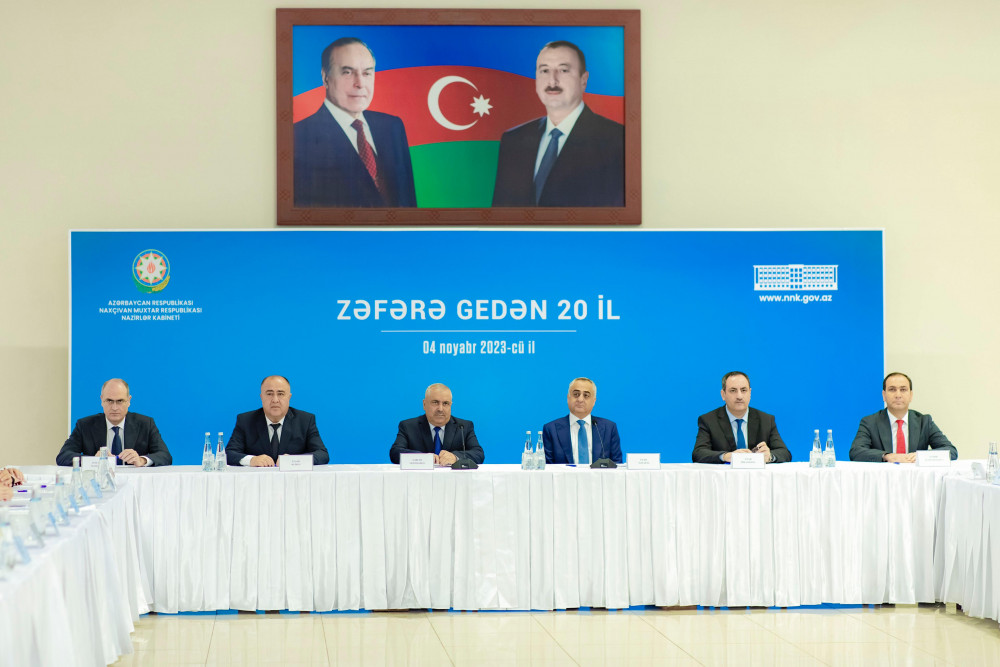Naxçıvanda “Zəfərə gedən 20 il” mövzusunda tədbir keçirilib<font color=red> - FOTOLAR</font>