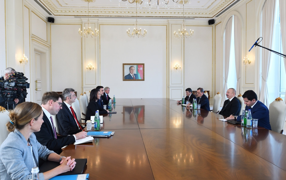 Prezident İlham Əliyev Almaniyanın xarici işlər nazirini qəbul edib<font color='red'> - YENİLƏNİB</font><font color=red> - FOTOLAR</font>