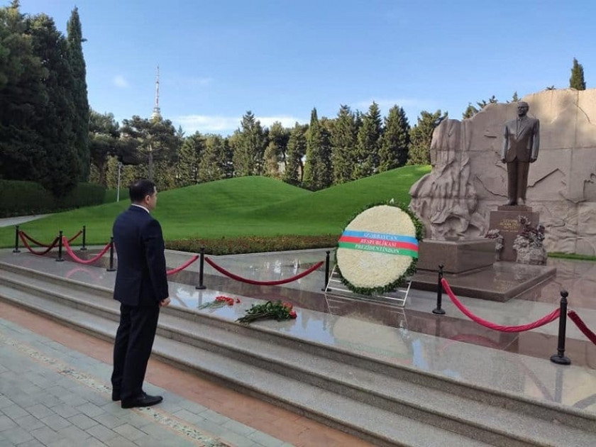 Naxçıvanın Bakıdakı daimi nümayəndəliyində Zəfər Günü münasibətilə tədbir keçirilib<font color=red> - FOTOLAR</font>