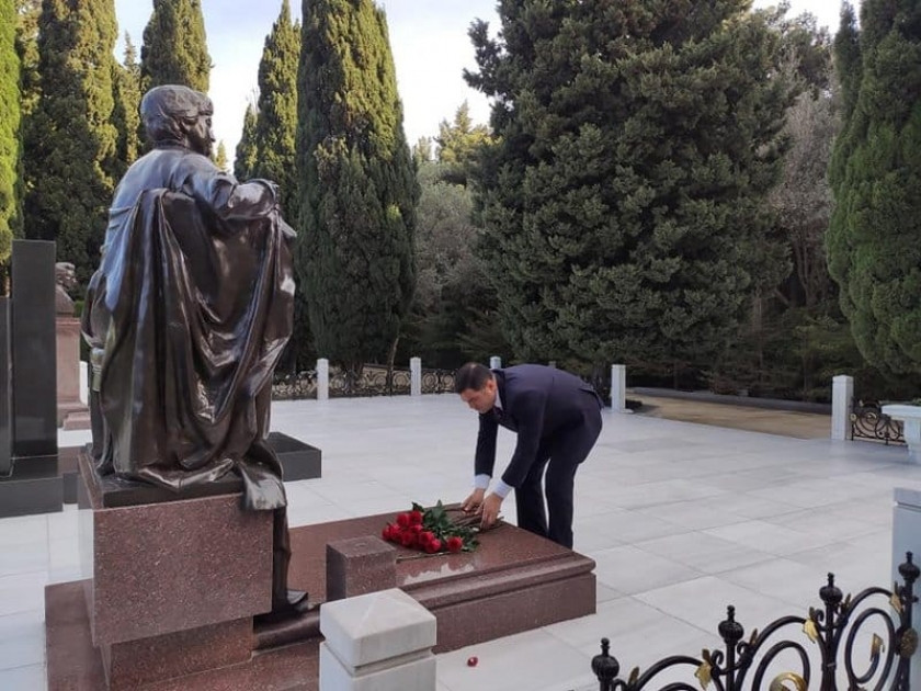 Naxçıvanın Bakıdakı daimi nümayəndəliyində Zəfər Günü münasibətilə tədbir keçirilib<font color=red> - FOTOLAR</font>