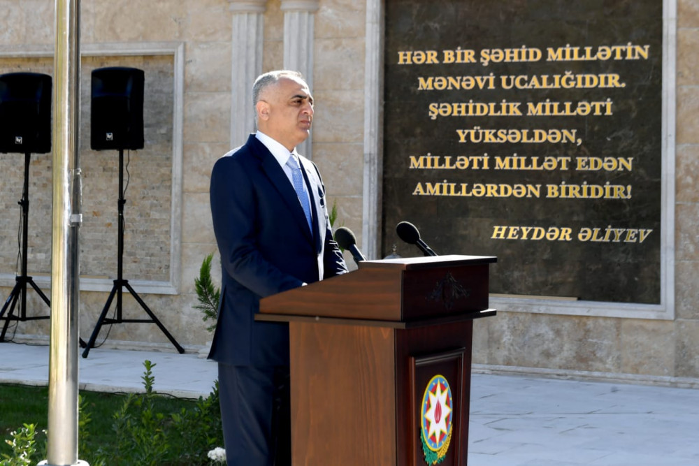 Naxçıvanda ilk şəhidlər abidə-memorial kompleksi Babəkdə istifadəyə verildi<font color=red> - FOTOLAR</font>