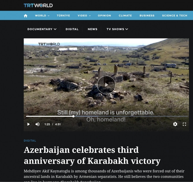 Vətən müharibəsində əldə edilən Zəfərin üçüncü ildönümünə həsr olunan hərbi parad beynəlxalq mətbuatın diqqətindədir<font color=red> - FOTOLAR</font>