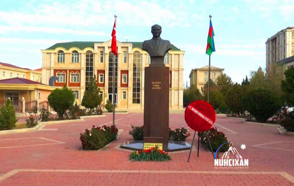 Naxçıvanda Mustafa Kamal Atatürkün xatirəsi anılıb<font color=red> - FOTOLAR</font>