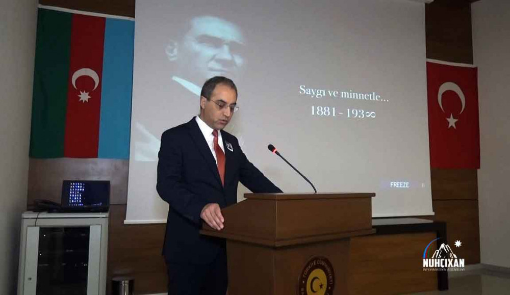 Naxçıvanda Mustafa Kamal Atatürkün xatirəsi anılıb<font color=red> - FOTOLAR</font>