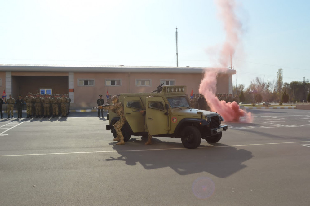 Daxili Qoşunların Naxçıvandakı birləşməsində andiçmə mərasimi keçirilib<font color=red> - FOTOLAR</font>