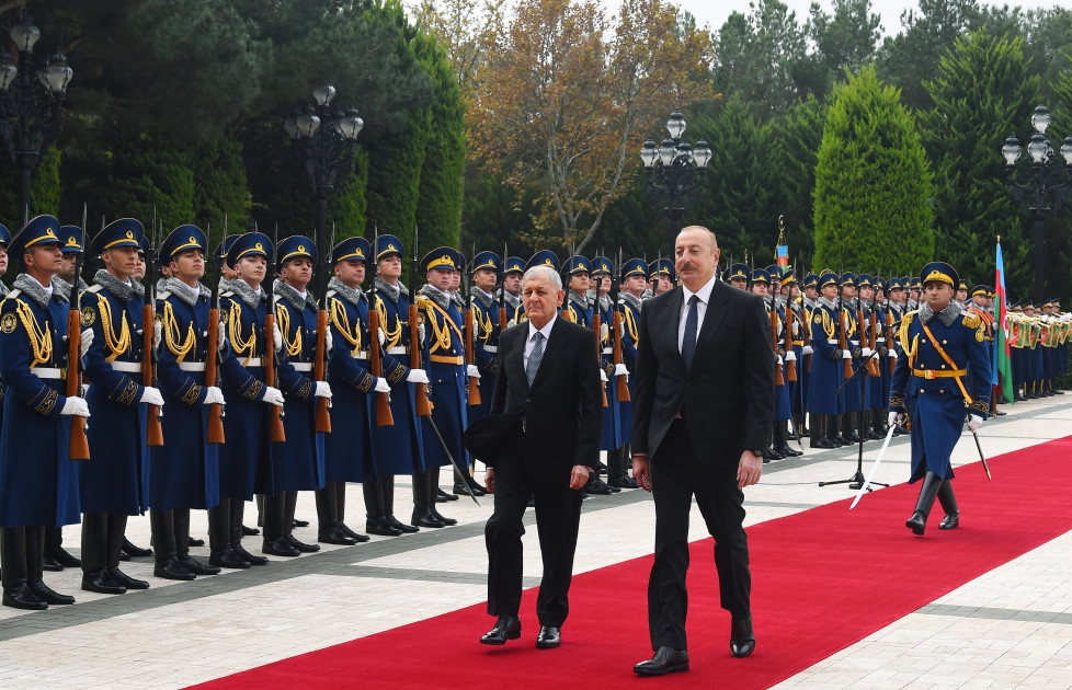 İraq Prezidenti Əbdüllətif Camal Rəşidin rəsmi qarşılanma mərasimi olub<font color='red'> - YENİLƏNİB</font><font color=red> - FOTOLAR</font>