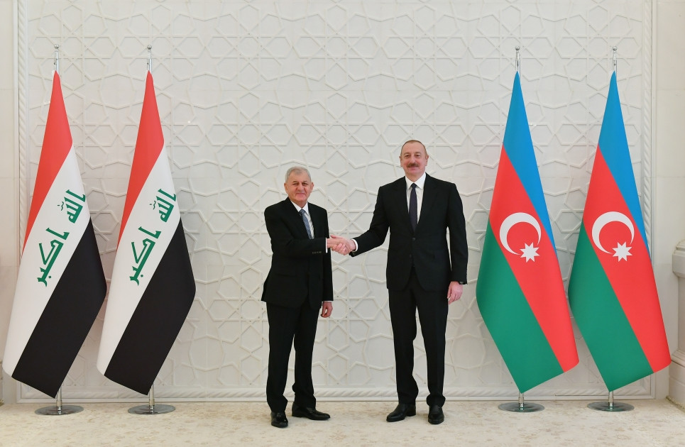 İraq Prezidenti Əbdüllətif Camal Rəşidin rəsmi qarşılanma mərasimi olub<font color='red'> - YENİLƏNİB</font><font color=red> - FOTOLAR</font>