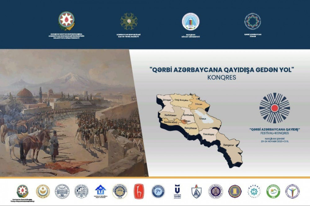 Azərbaycanda ilk dəfə Naxçıvanda “Qərbi Azərbaycana qayıdış”  festival-konqres keçiriləcək<font color=red> - FOTOLAR</font>