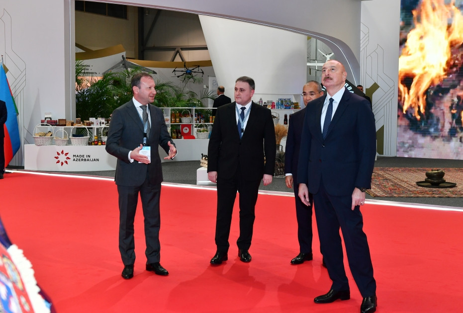 Prezident İlham Əliyev SPECA ölkələrinin sərgisinin açılışında iştirak edib<font color='red'> - YENİLƏNİB</font><font color=red> - FOTOLAR</font>