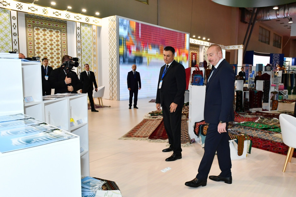 Prezident İlham Əliyev SPECA ölkələrinin sərgisinin açılışında iştirak edib<font color='red'> - YENİLƏNİB</font><font color=red> - FOTOLAR</font>