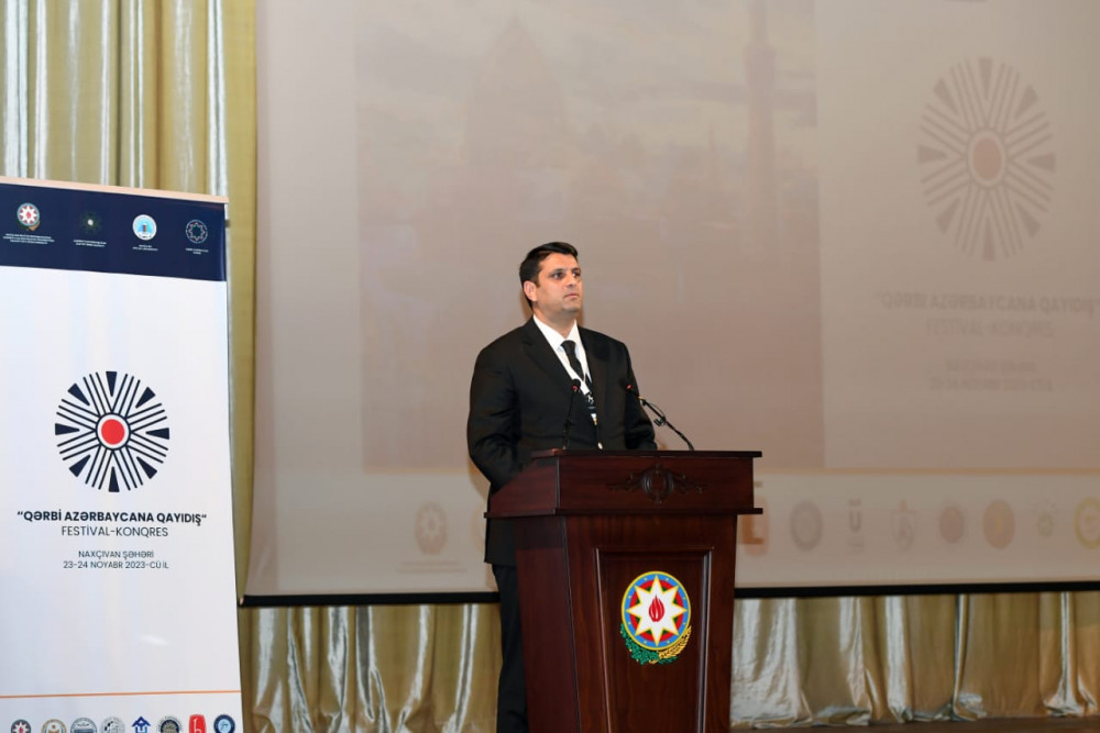 Azərbaycanda ilk dəfə Naxçıvanda “Qərbi Azərbaycana qayıdış”  festival-konqres keçirilir<font color='red'> - YENİLƏNİB</font><font color=red> - FOTOLAR</font>
