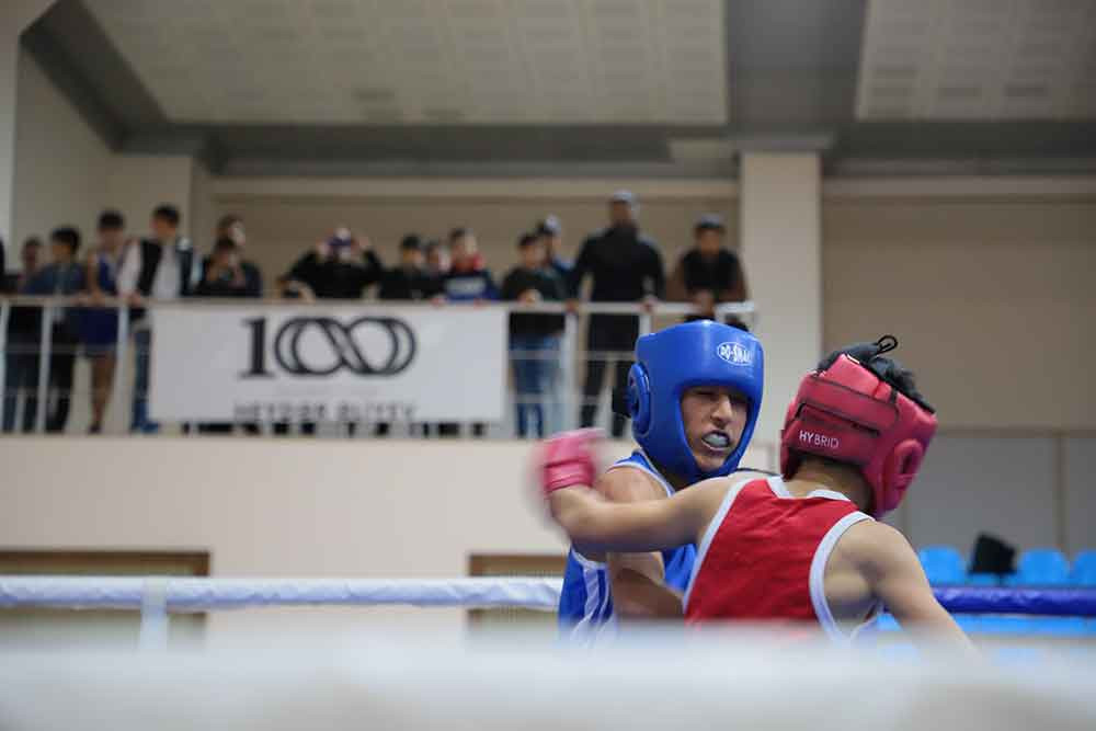 Boks üzrə muxtar respublika birinciliyinin final görüşləri keçirilib<font color=red> - FOTOLAR</font>