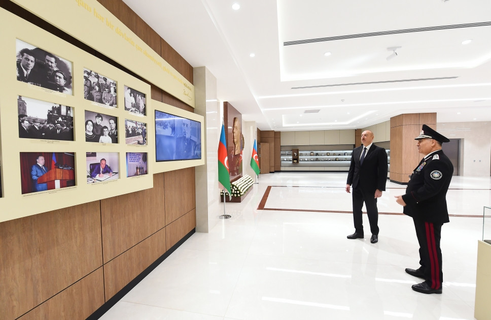Prezident İlham Əliyev Dövlət Təhlükəsizliyi Xidmətinin yeni inzibati binalarının açılışında iştirak edib<font color=red> - FOTOLAR</font>
