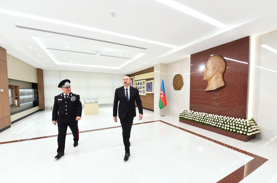 Prezident İlham Əliyev Dövlət Təhlükəsizliyi Xidmətinin yeni inzibati binalarının açılışında iştirak edib<font color=red> - FOTOLAR</font>