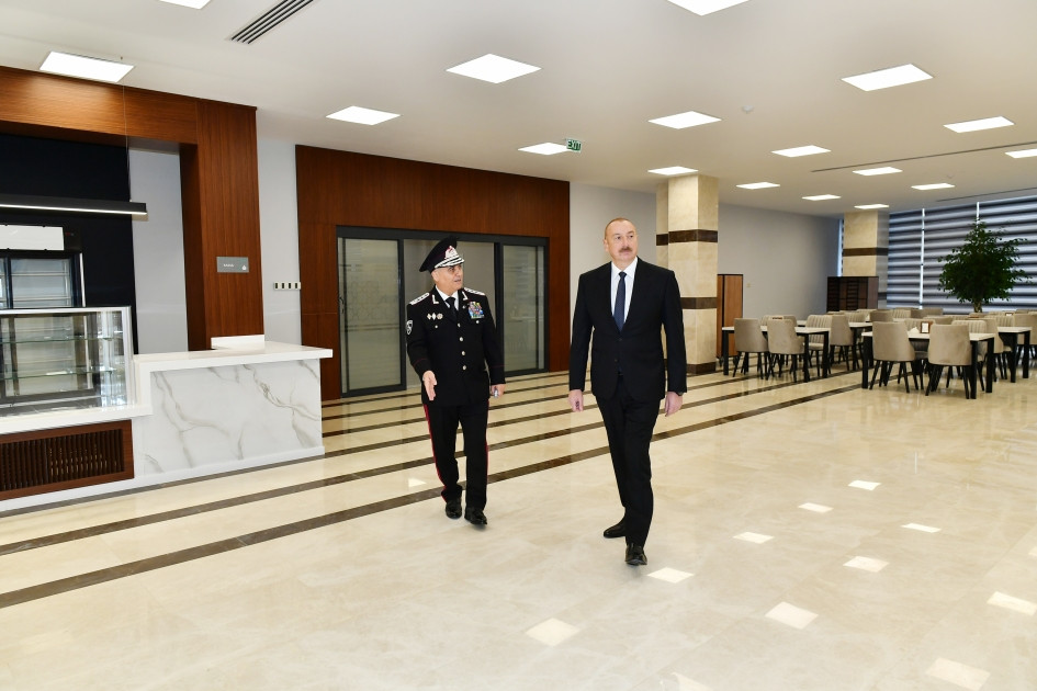 Prezident İlham Əliyev Dövlət Təhlükəsizliyi Xidmətinin yeni inzibati binalarının açılışında iştirak edib<font color=red> - FOTOLAR</font>