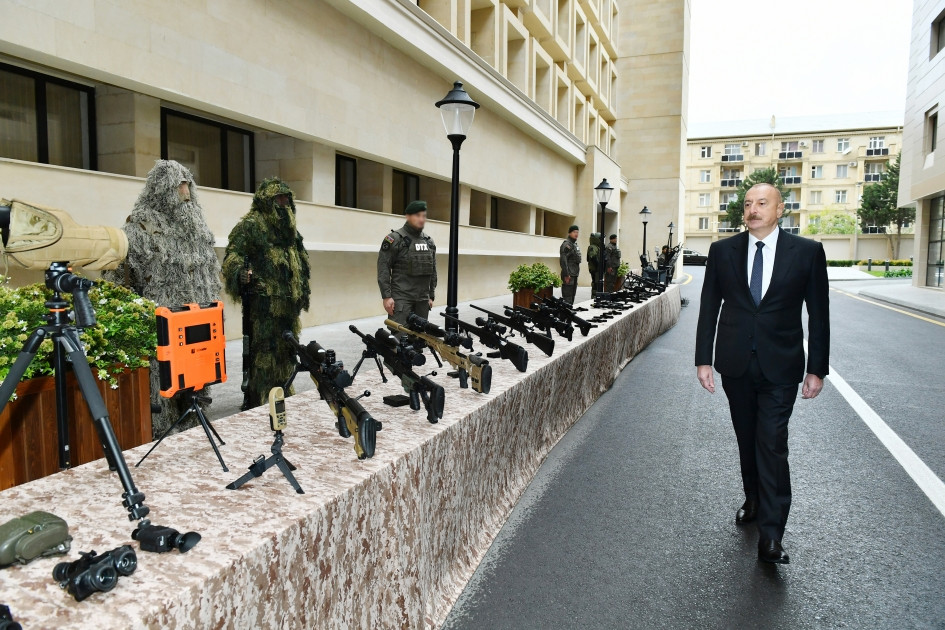Prezident İlham Əliyev Dövlət Təhlükəsizliyi Xidmətinin yeni inzibati binalarının açılışında iştirak edib<font color=red> - FOTOLAR</font>